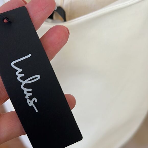 Lulu’s NEW w tags Womens size XL cream off white midi sleeveless dress - Picture 10 of 16